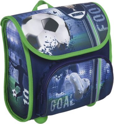 Mini-Ranzen Cutie Fuball blau/grn