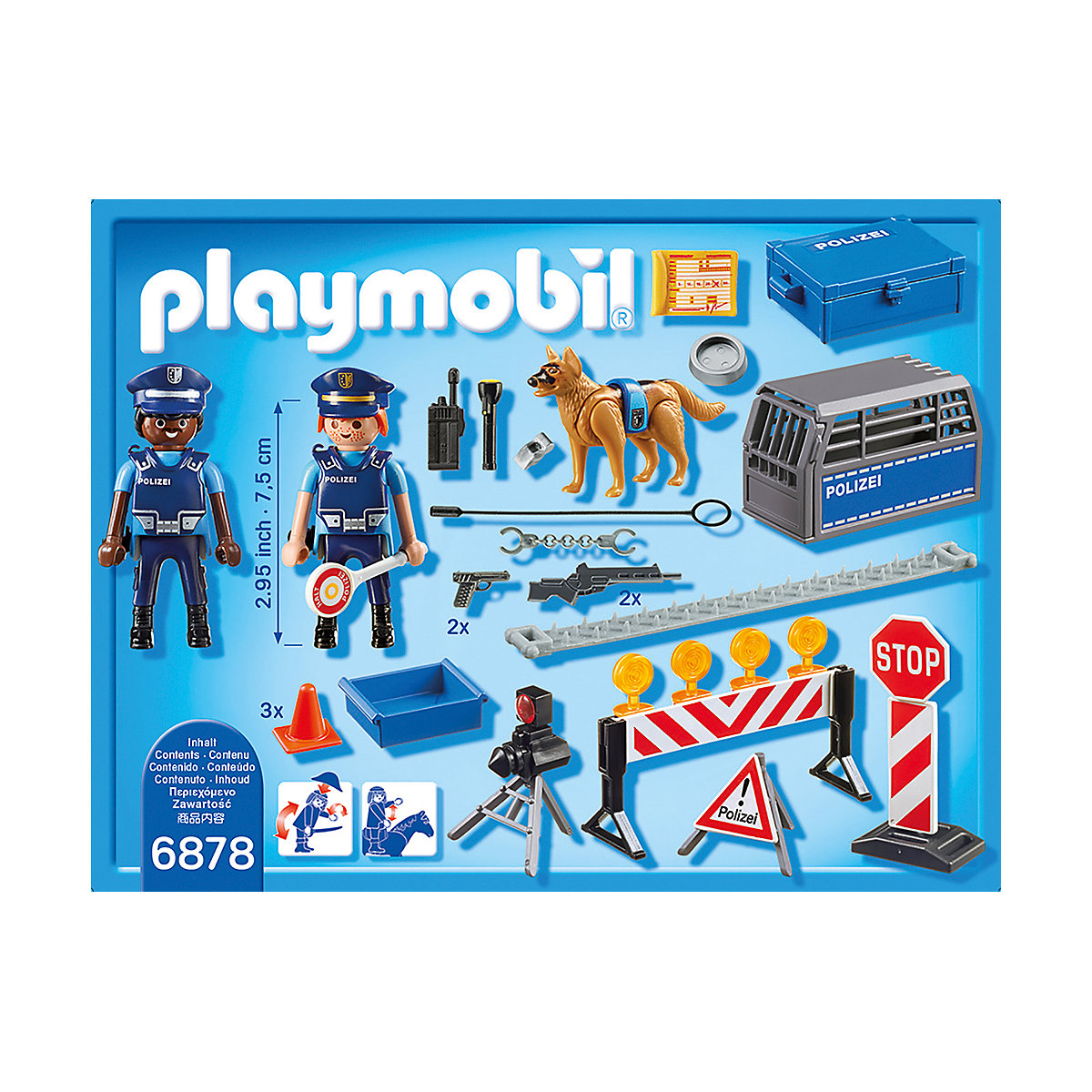 Dormancy Pointer agency PLAYMOBIL® 6878 Polizei-Straßensperre, PLAYMOBIL City Action | myToys