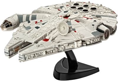 Image of Model Set Millennium Falcon, Revell Modellbausatz Star Wars mit Basiszubehör im Maßstab 1:241, 20 Teile, 10 cm