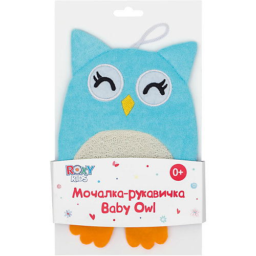 Махровая мочалка-рукавичка Baby Owl, Roxy-kids от Roxy-Kids