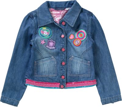 YOOJIA Mädchen Jeansweste ärmellos - Denim Weste Mit Loch-Detail Für Kinder