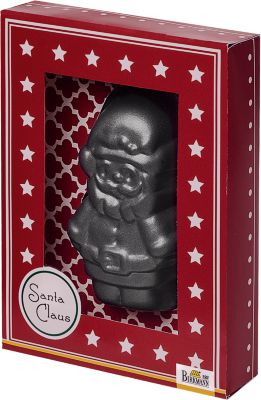 3D-Vollbackform Weihnachtsmann Santa Clause grau