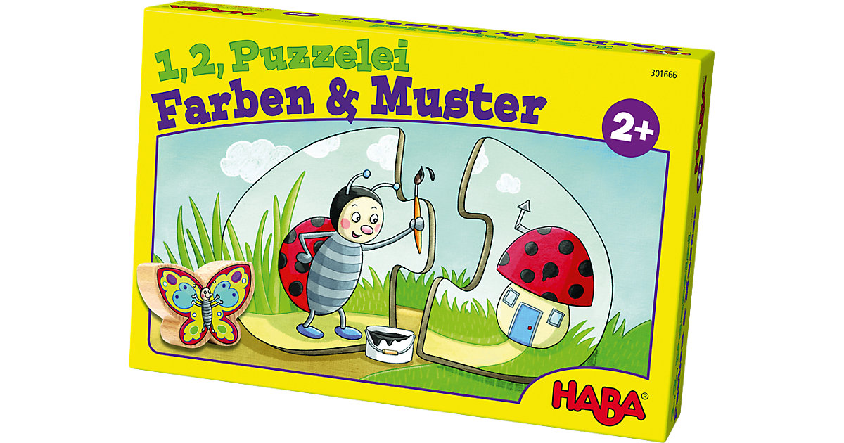 1, 2, Puzzelei - Farben & Muster