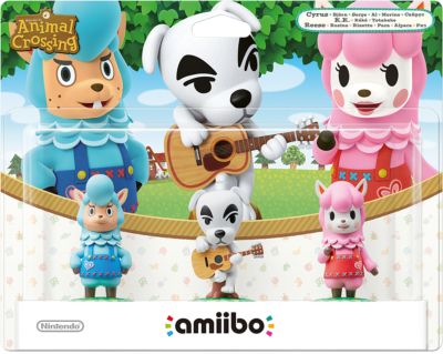 amiibo 3er Figuren-Set - K.K., Rosina & Bjrn (Animal Crossing)