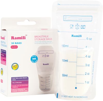 Пакеты для хранения грудного молока Ramili "Breastmilk"