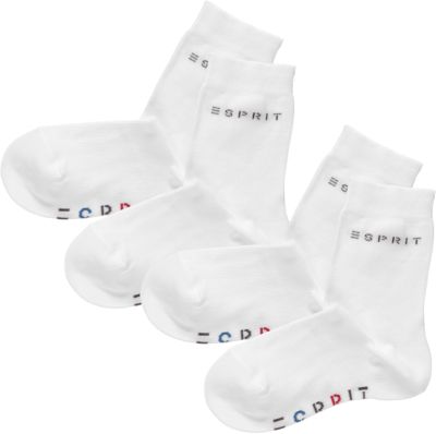 Kinder Socken Doppelpack Logo wei Gr. 39-42