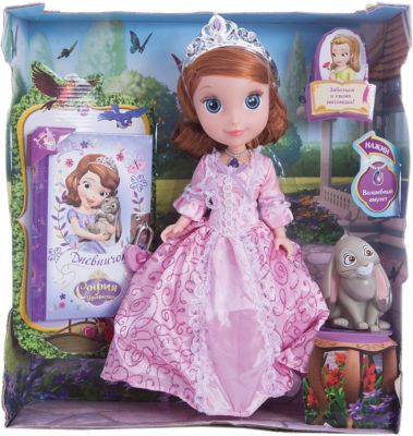 Кукла "София, с кроликом и дневником", 25см, София Прекрасная, Карапуз