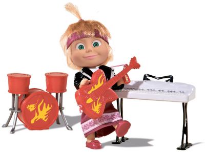 Кукла Маша в рок-наряде, Маша и Медведь, Simba