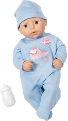 Кукла-мальчик с бутылочкой, 36 см, Baby Annabell