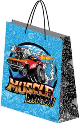 Подарочный пакет "Hot Wheels" 28*34*9 см