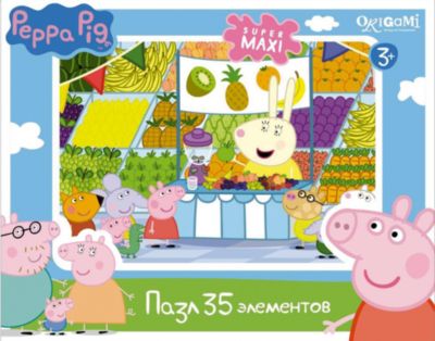 Пазл 35 MAXI деталей, Свинка Пеппа