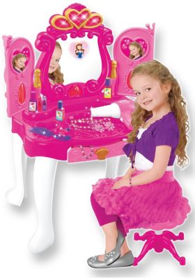 Интерактивное трюмо "Прекрасная принцесса", сборное, со звуком и светом, с аксессуарами,  ALTACTO