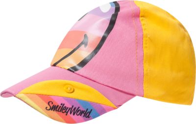 SMILEY WORLD Cap rosa/gelb Gr. 54 Mdchen Kinder
