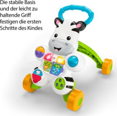 Lauflernwagen Zebra Lauflernhilfe Baby Walker 2in1 Laufwagen Spielzeug & Sound 