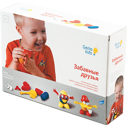 Набор для детской лепки "Забавные друзья" от Genio Kids