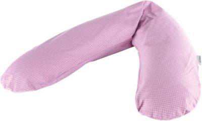 Bezug Stillkissen Original 190 cm, Punkte flieder Kinder