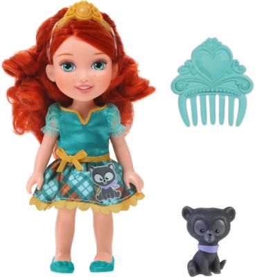 Кукла  "Малышка с питомцем: Мерида", 15 см, Disney Princess