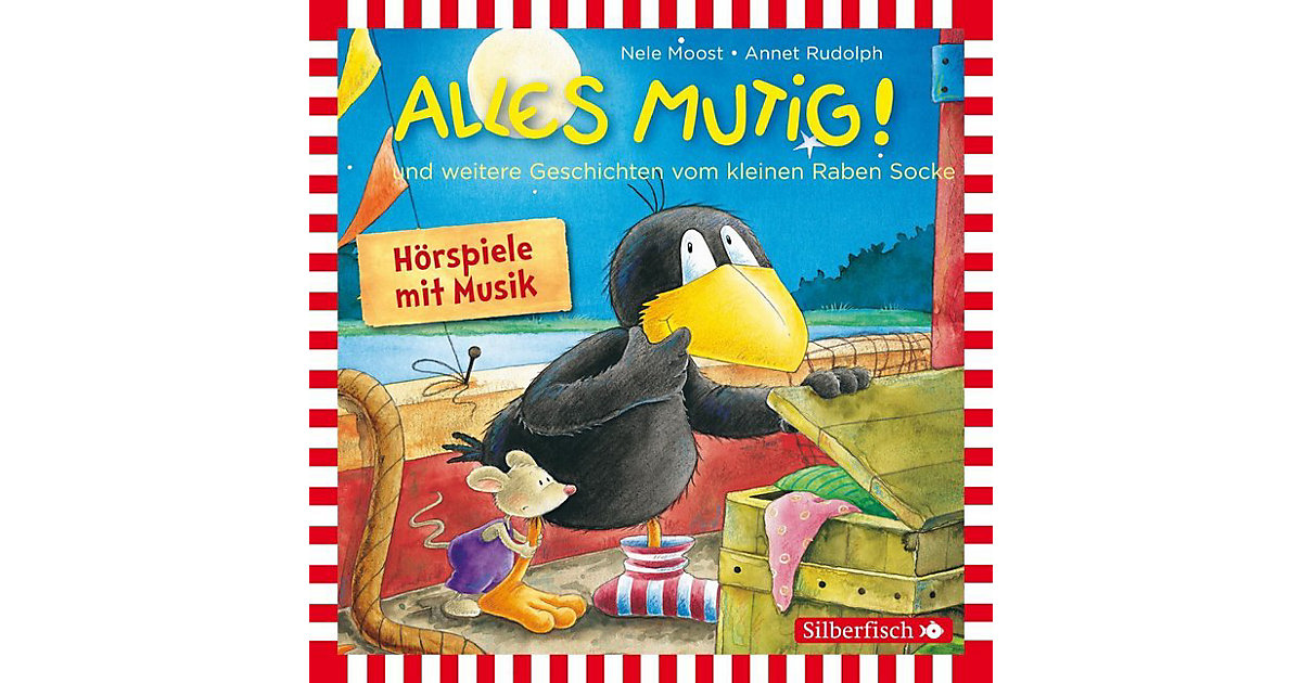 Kleiner Rabe Socke: Alles mutig!, 1 Audio-CD Hörbuch