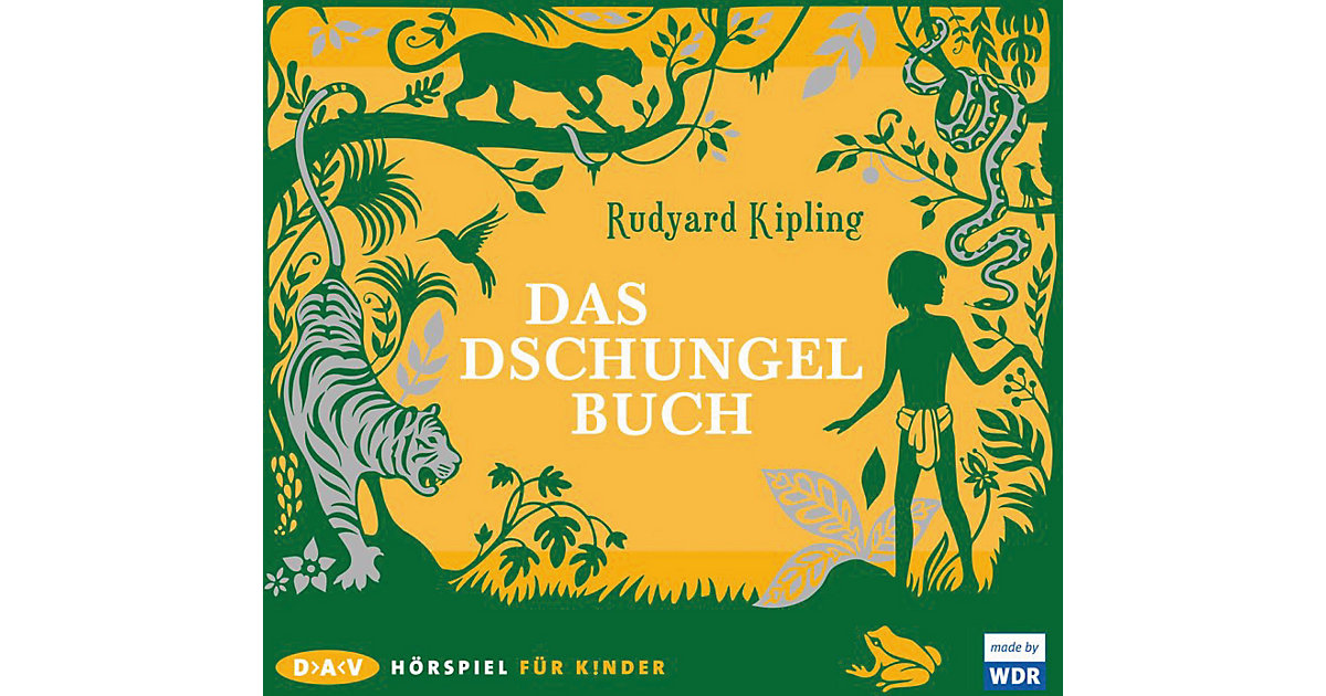 Das Dschungelbuch, 2 Audio-CDs Hörbuch