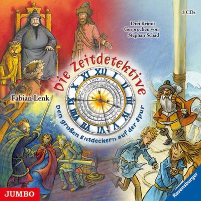 Die Zeitdetektive Sammelbox, 3 Audio-CDs Hrbuch