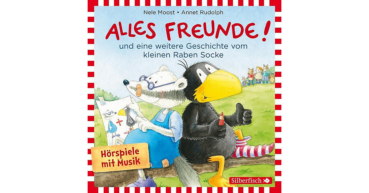 Kleiner Rabe Socke: Alles Freunde!, 1 Audio-CD Hörbuch