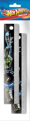 Линейка 15 см "Hot Wheels" 2 шт