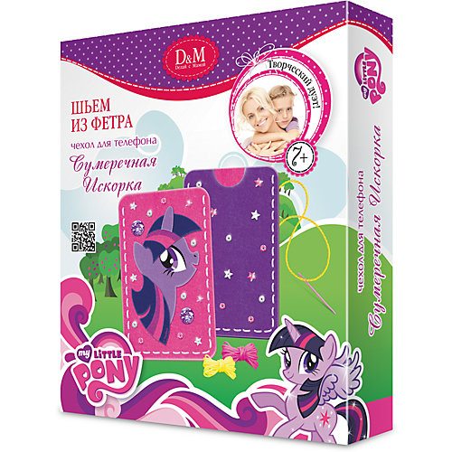 Набор "Шьем чехол для телефона "Сумеречная Искорка", My Little Pony от Делай с Мамой