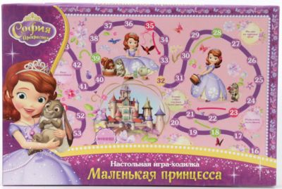 Настольная игра-ходилка "Дисней. София", София Прекрасная, Умка