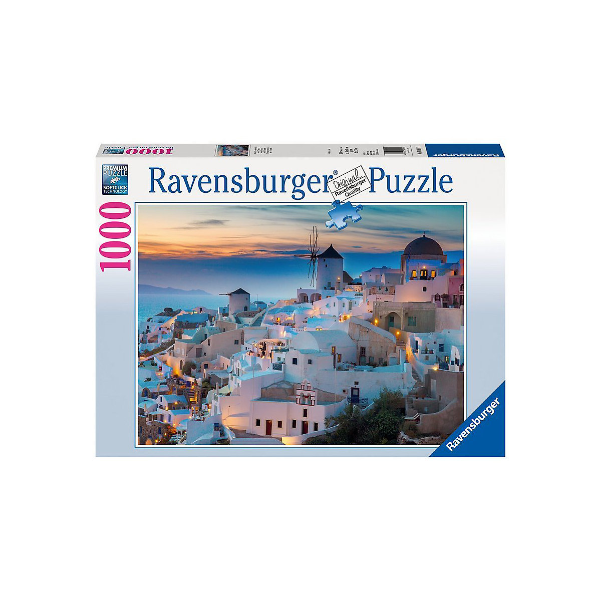 Ravensburger Puzzle 1000 Teile 70x50 cm Abend in Santorini