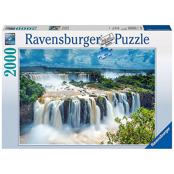Puzzle 2000 Teile, 98x75 cm, Puzzle Wasserfälle von Iguazu