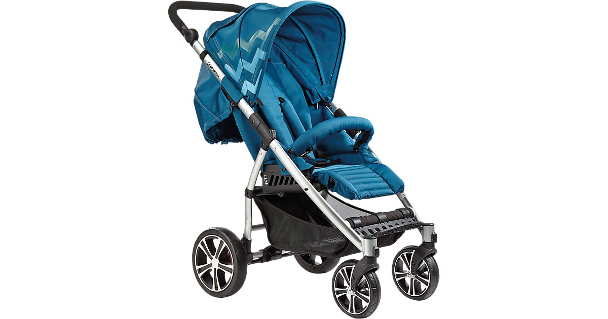 Gesslein · Buggy S4 Air+, petrol zick zack, Gestell eloxiert, 2016 Gesslein · Buggy S4 Air+, petrol zick zack, Gestell eloxiert, 2016
