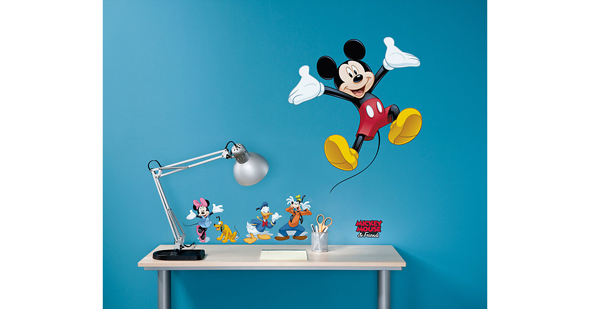 Wandsticker Mickey and Friends, 50 x 70 cm mehrfarbig