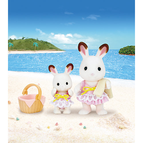 Набор "Кролики в купальных костюмах", Sylvanian Families от Эпоха Чудес