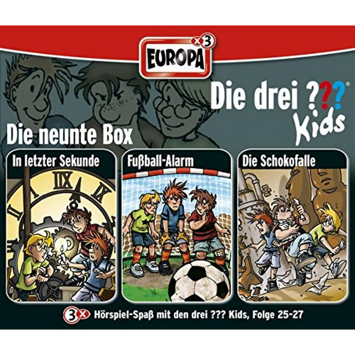 EUROPA CD Die Drei ??? Kids 09 3er Box Folgen 25-27