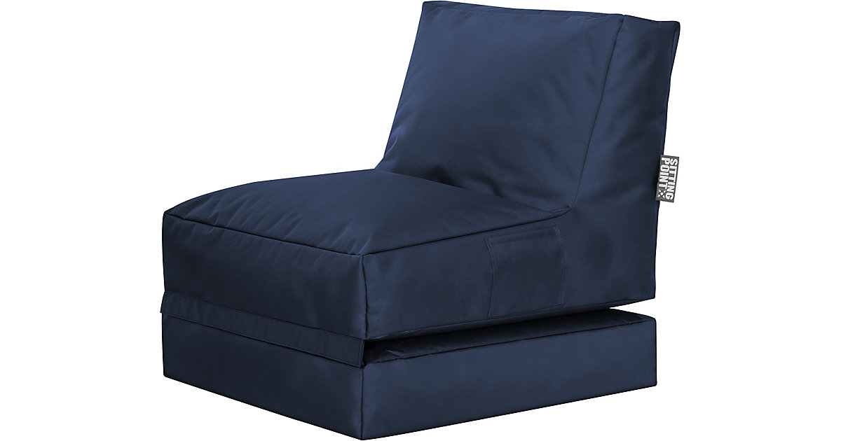 Sitting Point · Sessel 2 in 1 Twist SCUBA klappbar, jeansblau Sitting Point · Sessel 2 in 1 Twist SCUBA klappbar, jeansblau