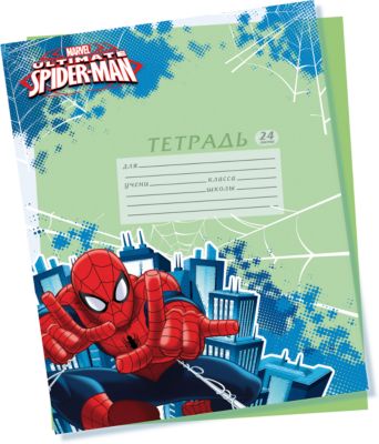 Обложки для тетрадей 5 шт, Человек-Паук