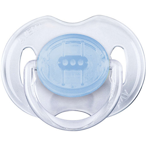 Силиконовая пустышка Классика, 0-6 мес., 2 шт., AVENT, голубой/зеленый от PHILIPS AVENT