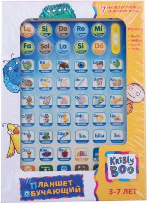 Обучающий планшет 8, Kribly Boo