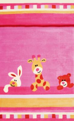 Розовый ковер 80 * 120 см