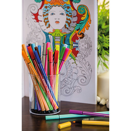 Фломастеры Stabilo "Pen", 18 цветов от STABILO