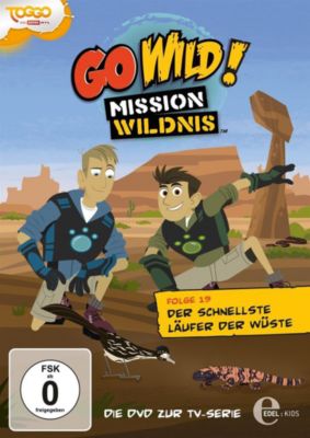 DVD Go Wild Mission Wildnis 19 - Der schnellste Läufer Hörbuch
