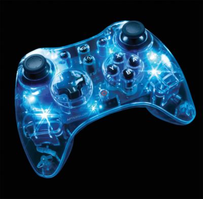 Wii U Afterglow Wireless Controller blau myToys