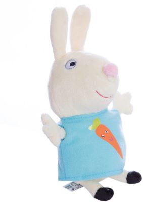 Мягкая игрушка "Ребекка с морковью", 20см, Свинка Пеппа