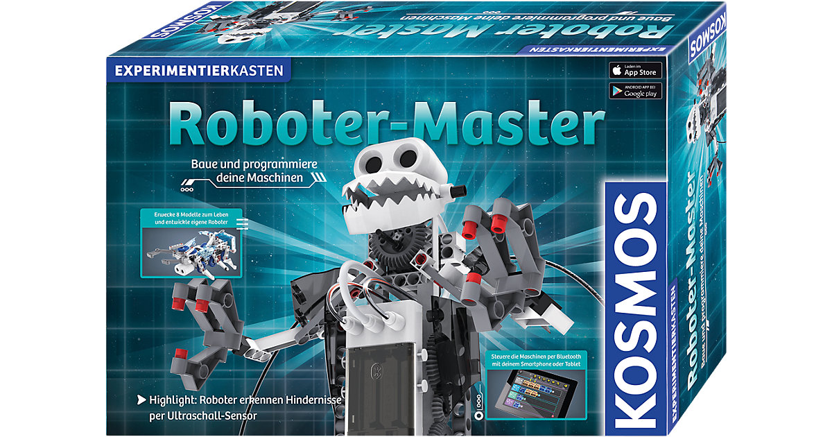 Kosmos · Experimentierkasten Roboter-Master Kosmos · Experimentierkasten Roboter-Master