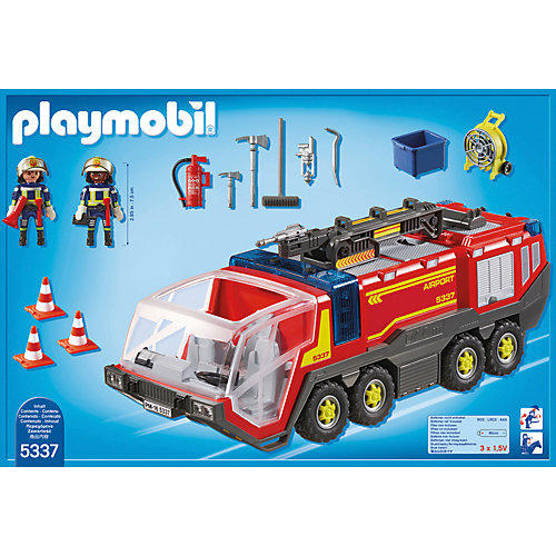 Конструктор Playmobil "Городской Аэропорт" Пожарная машина со светом и звуком от PLAYMOBIL®