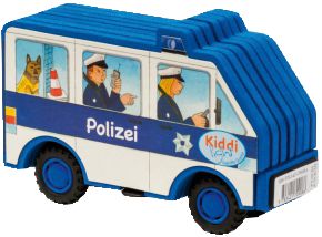 Buch - Mein Kiddilight Auto: Polizei, mit Aufziehmechanismus