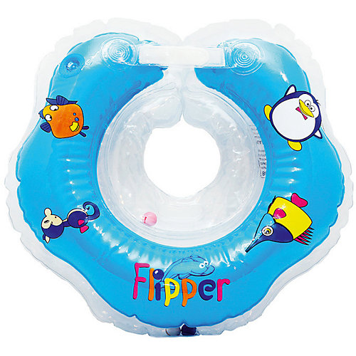Круг на шею Flipper FL001 для купания малышей 0+, Roxy-Kids, голубой от Roxy-Kids