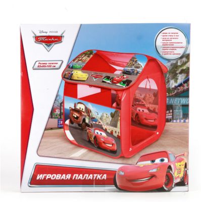 Палатка "Тачки" (большая), Играем вместе