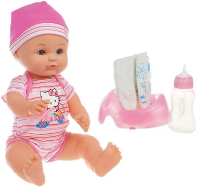 Пупс "Hello Kitty, 3 функции", с аксессуарами, Карапуз