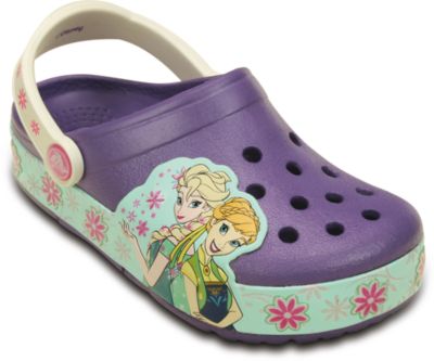 Сабо со светодиодами Kids’ CrocsLights Frozen Fever Clog для девочки Crocs